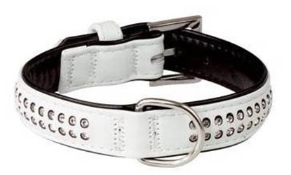 Picture of COLLAR LEATHER WHITE